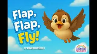 Flap, Flap, Fly! Cute Animal Cartoon Music Sing-Along Song by Munchkin Melodies 🕊️🦉🦅