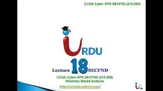 CCNA Cyber Ops SECFND 210 250 Lecture 18 Windows Based Analysis