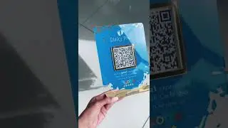 Personalized Business QR Stand - Name Plate For Shop - Shop Decoration