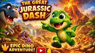 The Great Jurassic Dash 🦖 | Action-Packed Dinosaur Adventure Story for Kids