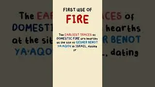 First use of Fire by Humans