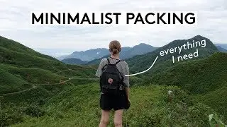 MINIMALIST PACKING  | Traveling Light Using My 16L Backpack