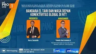 [LIVE] WAWANCARA KUPANG PAGI INI | BANDARA EL TARI DAN MASA DEPAN KONEKTIVITAS GLOBAL DI NTT