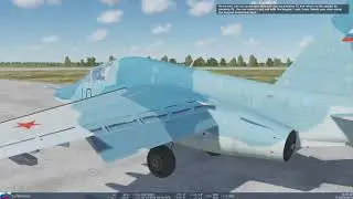 DCS World SU-25T Start-up, Taxi, and Takeoff Training.