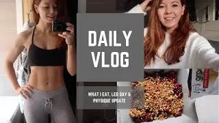 REALISTIC DAY IN THE LIFE | EATING | LEG DAY | STRONG START EP 2
