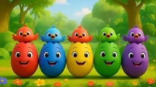Colorful Eggs Surprise 🚗🥚 | Learn Colors with Cars & Bunny | Fun Nursery Rhyme for Kids💦