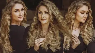 Creating Renaissance Hair with GHD thin wand