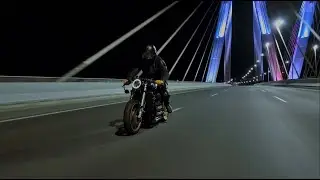 BMW K1100 CAFE RACER | Cracow Night Drive | GoPro HERO9 & IPHONE 13 Pro