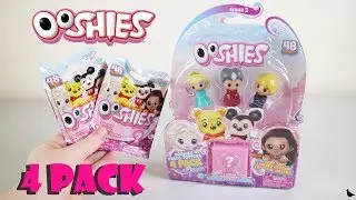Series 2 Disney Ooshies 4 Pack Opening + Blind Bags! | Birdew Reviews