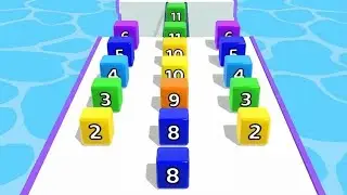 2048 Cube Run 👩&zwj;❤️&zwj;👩⭐️🔥 ALL LEVELS!! Gameplay Walkthrough Android, iOS NEW UPDATE