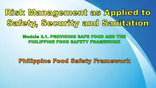 Philippine Food Safety Framework