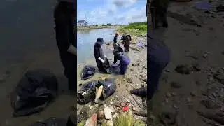 Cleaning a massive trash site #saigonxanh #cleaningmotivation #cleaning #shorts #trending #windnet