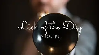 Using the Key's Major 7th Arpeggio to Target the 5th | Jazz Trumpet Lick of the Day 10.27
