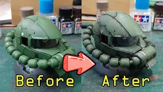 custom paint Zaku head