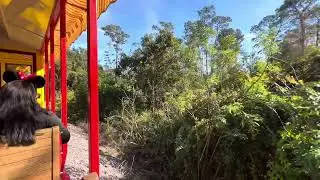 Walt Disney Railroad ride from Frontierland to New Fantasyland #disney #train #magickingdom #wdw