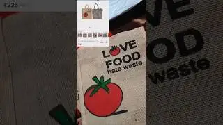 Jute Lunch Bag Set Of 2 Beg #shorts #meesho  #short #rexworld #viral #trending #youtubeshorts