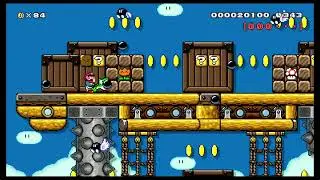 Bob-ombing the Airship by Semako - SUPER MARIO MAKER - NO COMMENTARY 1bf