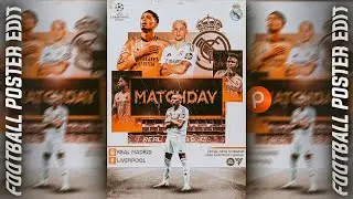 Como Fazer Flyer Matchday de Futebol pelo celular - Football Poster Edit Tutorial PicsArt