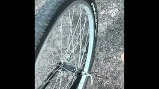 Front tire deflating and flexing and ride 