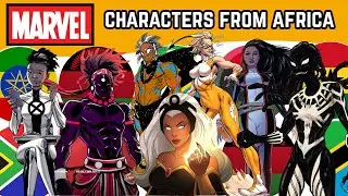 Notable Marvel Characters from Africa #viral #marvel #viralvideo