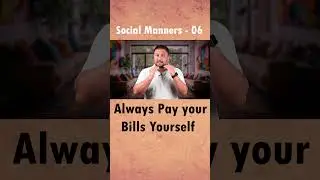 Always Pay your Bills Yourself  #socialmanners #youtubeshorts #shorts #hindi