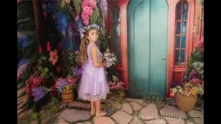 How to set up the room set backdrops?