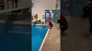 Simhopps fail - N&Auml;R DIN POLARE TESTAR ny flip😱⚠️❗️