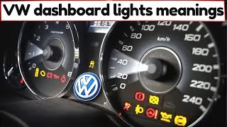 Volkswagen Warning lights Explained: All symbols & indicators &ndash; What they Mean? EPC light on VW