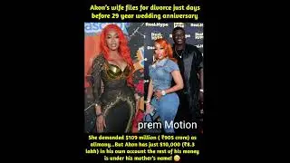 Akon&rsquo;s wife, Tomeka Thiam, filed for divorce just days before their 29th wedding anniversary#news
