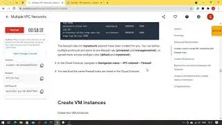 GSP211- Multiple VPC Networks - Google Cloud Platform - Qwiklabs