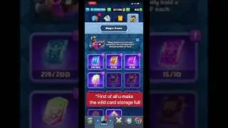 HOW TO UNLOCK, 👉locked legendary cards with the help of legendary wild card👈 #shorts  #clashroyale