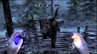 Skyrim: Cow Glitch