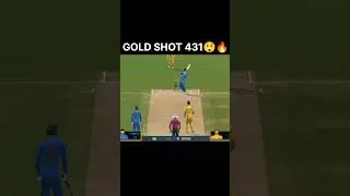 Gold Shot 431 🔥 | Real Cricket 24 #shorts