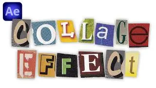 How To Make Text Collage in After Effects