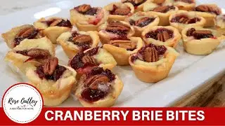 Cranberry Brie Bites Appetizer