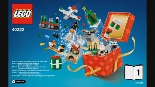 LEGO Creator 40222 LEGO Christmas Build Up - instruction timelapse