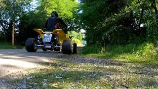 Erste Fahrt Suzuki LTZ 4 Zylinder 600 Fazer