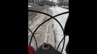 На велосипеде по снегу и каше 20200201 152811