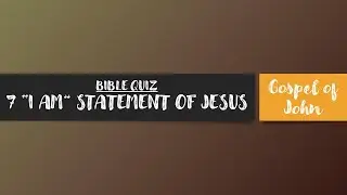 Bible Quiz for FUN | The 7 
