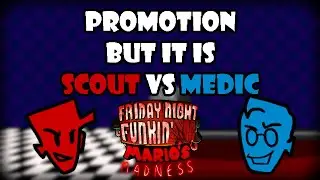 Promotion - FNF - Mario's Madness V2 but its scout vs medic