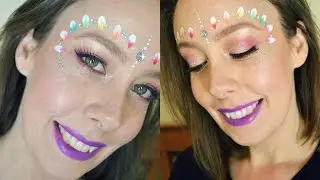 Rainbow Festival Makeup