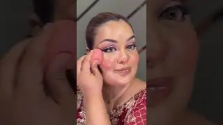 MAROON DRESS MAKEUP TUTORIAL FOR EID ❤️#shortvideo #softglamlook #viralvideo #partylook #shorts