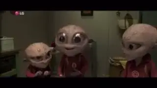 LG Smart Funny Alien commercial Inverter Washing Machine