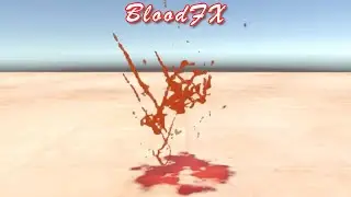 BloodFX - Blood spatter Particle system and Decal for Unity URP