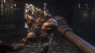 Undead Giant (Cannon-arm) - Bloodborne Boss Battle