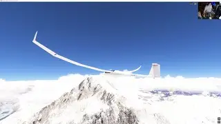 MSFS2024 Schempp-Hirth Discus-2c and ORBX AS Himalaya and Central Asia Mesh VNLK Lukla to Mt Everest