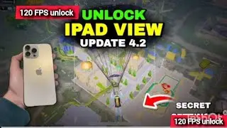 Ipad view Android device ❓ 120 FPS unlock #ipadviewbgmi #ipad5thgeneration #ipad 