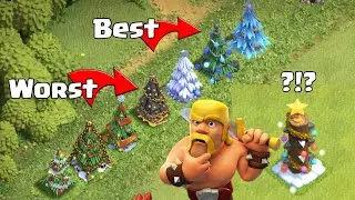 Ranking All Christmas Trees from Clash of Clans from Worst to Best