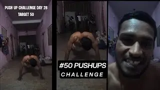 50s Pushup Challenge in 1 Minutes Time Limit 