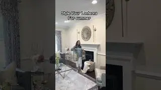 Dress your lanterns for summer with your fav florals #shortsvideo #homedecor #diy #decor #amazon